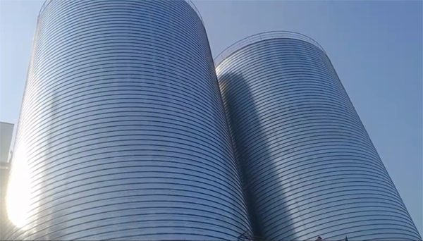 丰台2座混凝土高架卷板仓